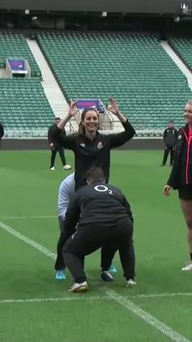 Kate Middleton was announced as the Patron of the Rugby Football League and Rugby Football Union last year, so as the Six Nations Championship begins today, let’s remember this golden moment 🤩🏉 #katemiddleton #catherinemiddleton #rugby #sixnations #princessofwales #princesskate #princesscatherine #sixnationsrugby 