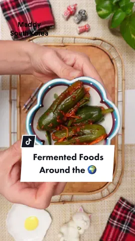 Ever wondered how foods are fermented around the world? I made 5 fermented recipes from 5 countries and here they are! Thank you so much to Alex, Ranu, Jay, Maddy, and Ed for sharing: Chinese Suan Jiangdòu (Fermented Longbeans) South Korean Oi Sobagi (Cucumber Kimchi) Indian Kanji Ka Pani (Probiotic Drink) Canadian Strawberry-Habanero Hot Sauce Cyprus Kvashenaya Kapusta (Fermented Cabbage) Recipes can all be found on my YouTube. Do you have a favorite fermented food? #aroundtheworld #passtheplate #fermented 