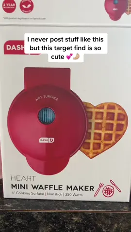 I did not expect much from the $10 waffle iron but for Saturday morning mini waffles it was perfect!!! 