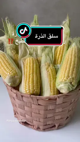 طريقة سهلة و سريعة لسلق الذرة رح توفرلكم بغاز الطبخ ⁉️ الطريقة هي انه نسلق الذرة ربع ساعه بمي فيها معلقة من الملح و نطفي النار ونغطي الطنجرة و نتركها كمان نصف ساعه..هيك بتكون جهزت طريه و مستوية و لذيذة بنصحكم تحربوها 👌 #corn #أكلات_سهلة_وسريعة 