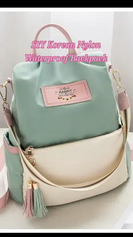 SYY Korean Nylon waterproof backpack female casual wild multi-function #2212 Price dropped to just ₱189.00! #fyp #philippines #tiktok #shop #tiktokshop #tiktokaffiliate #tiktokaffiliatemarketing #affiliatemarketing #aestheticbag #bag #aesthetic #giftideas 