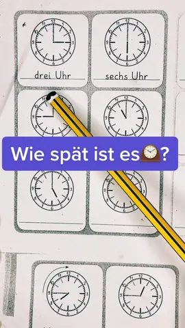 Wie spät ist es? Lerne die Uhr. #deutschfüranfänger #deutschlernen #تعلم_الالمانية  
