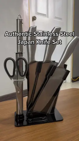 Maid in Japan💯  Sa mga cookerist dyan na tulad ko  sakto sayo ang #knifeset na ito!!  Super usable talaga siya!! Mas sasarap luto mo kung bibili ka neto!! Ohdibaah  #tiktokbudol #tiktokfinds #tiktokshop  #cookeristyern #KitchenHacks #kitchenfinds #kitchenware 