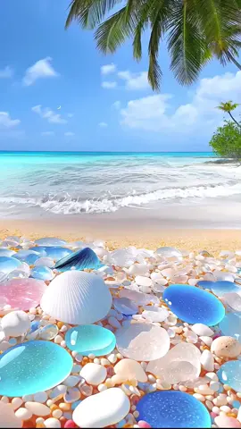 Beautiful beach.#scenery #beach #stone 