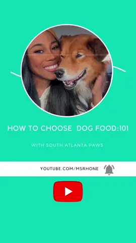 On my YouTube channel, I break down the top criteria you should look for when choosing your dog’s food. 🐶  🥰I give you guys some amazing pointers on how to accurately choose the correct dry food for your fur baby.  It’s easier than you think! 🥰 ▶️Watch the full video on YouTube!  L!nk in bio.  Check out my Amazon store for pet products:  https://www.amazon.com/shop/andretta #southatlantapaws #dogfood #drydogfood #blackpetparent #petparentsunderstand #dogguru #blackgirl #dogmomtip #fyp