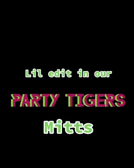 You rocking with the pink and green party tiger spring mitts?  #mitts #snow #snowboard #skiing