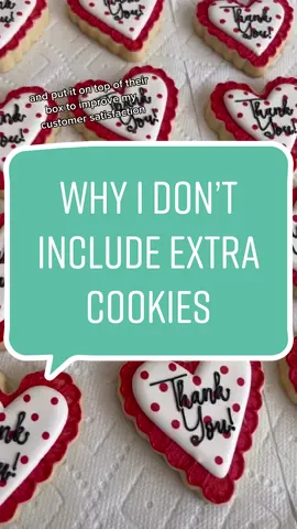 These are for my Vday presale customers. ♥️♥️ #bakertip #cookier #businessowner #womenownedbusiness #businesstips #customerretention 