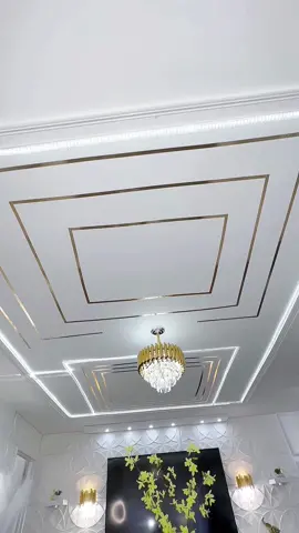 Weekend project done & dusted🤩💃 i’ve always wanted my ceiling decorated like a palace, got a professional for this & was charged $2,700 😩🤔 so i got to work😊 did it myself with just $120.00 🙌 I’m literally obsessed with this beauty 🤩🤩🤩 Items used: Strip lights = Amazon  Gold tape = Amazon  Bulb guard = Home Depot  Moulding = Home Depot  #ceilingdiy #ceilingdesign #diyhomedecor #diyproject #viral #tiktokviral #UnlimitedHPInk 