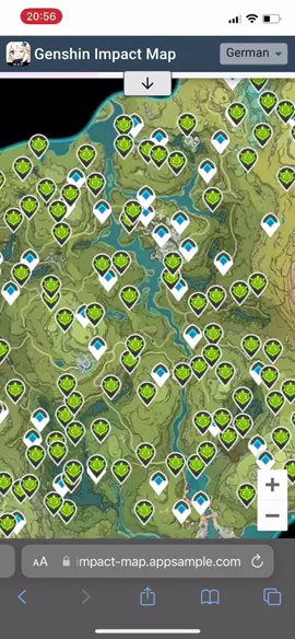 After @Otter told me where to find the interactive genshin map. #GenshinImpact #dendroculus #anemoculus #geoculus #fyp 