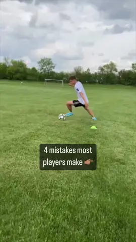 Here’s the top 4 mistakes I see most players making that can DRAMATICALLY worsen performance and improvement over time. 1. Training too much per day. This is most likely when you start to train 3+ times per day, or 4+ hours a day. The main indicator that you are training too much is when the intensity and quality of the training session significantly drops off. When this happens, you get less out of your training, and put yourself at risk for an overuse injury. 2. Not sleeping enough — a lot of players don’t take sleep seriously (and it’s a huge problem). Basically every bodily function requires adequate sleep to operate well. Staying up super late and not sleeping enough is one of the main contributors to players feeling tired, and performing inconsistently. 3. Training like a bodybuilder in the gym — I’ve said it before, and I’ll say it again…a bodybuilder is a static athlete and a footballer/soccer player is a dynamic athlete. Your gym sessions should incorporate strength, power, core, corrective, injury preventative, and stability exercises - all of which provide value to on-field performance. 4. Not eating high-quality food & not eating enough — food is so important for adequate recovery. Sleep and food intake are main indicators on a players ability to recover properly. If you put bad fuel in a car, it won’t run. Your body can’t run on garbage. Save this post for training ✅📈 #f#footballtipsf#footballtrainingdrillss#soccertipss#soccertrainingprofootball 