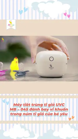 Máy tiệt trùng ti giả UVC MB - 045 đánh bay vi khuẩn trong núm ti giả của bé yêu #moazbebe #Fyp #trending #maytiettrung #tiettrungnumty #xuhuong #tiettrung #tiettrunguv #tiettrungtigia #numti 
