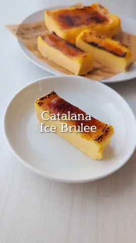 Cream Catalana スシローのカタラーナアイスブリュレを作ってみた！スシローのデザートをぜひぜひ食べてみてほしい！#スシローを救いたい #スシローしか勝たん #foodtiktok #food 