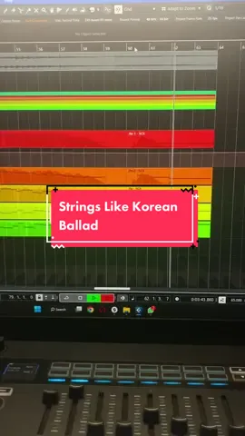 Thats what i do to imitate real strings player performance #music #koreanballad #producer #composer 