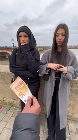 50 Euros 💶 pour un « ni Oui ni Non »😋 #experiencesociale #microtrottoir #bordeaux #drole #argent #defi #yao_ag #pourtoi 