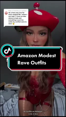 Replying to @hellohiiiheyy These are some modest rave outfit ideas! Also never can go wrong with artist jerseys. I made a list of the items on my Amazon storefront in the link in my bio :) #raveootd #raveoutfit #amazonfinds #amazonravestuff #edmgirlies #edmtok #ootdfashion 