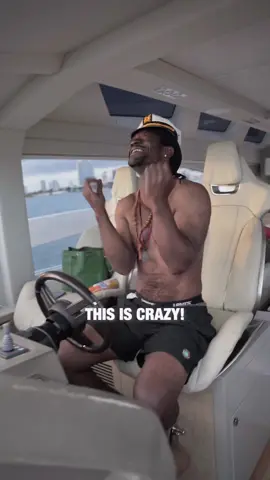 “I’m homeless, this changes my life” 🥺❤️ (Venmo: @Lamel-Lillard) #homeless #yacht #miami #beach #money #happiness #Love 