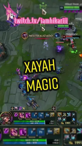 XAYAH MAGIC 🤣 #xayah #leagueoflegends #xayahmain #lol #clipsdetwitch #clipstwitch #clip #highlights #GamerGirl #shaco 