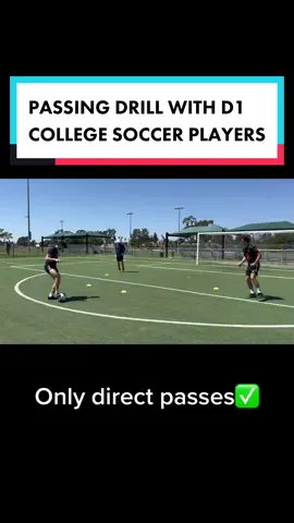 PASSING DRILL WITH D1 COLLEGE PLAYERS #d1 #collegesoccer #ncaa #ncaasoccer #soccertraining #soccertiktok #Soccer #soccerdrills #passing #passingdrill #soccercoach 