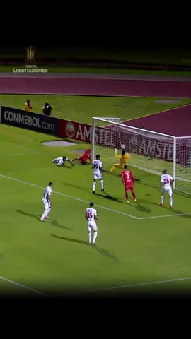 El primer gol de la CONMEBOL Libertadores. Carlos Escobar de Sport Huancayo 🏆😎👋 | #libertadores #sporthuancayo #TikTokDeportes 