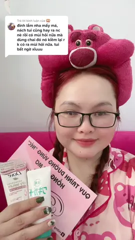 Trả lời @🥨 combo chăm néc kèm quy trình giúp khử mùi làm sáng da e đã lên cho mn nha.