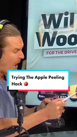 Does the apple peeling hack actually work? #willandwoody #hack #tiktokhack 
