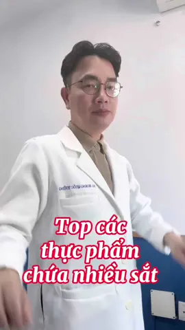 Top các thực phẩm chứa nhiều chất sắt! #drchuot #bsnhikhoa #chamconkhoahoc #lightontv 