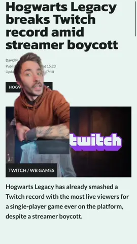 Hogwarts Legacy has broken the Twitch viewership record. #twitch #streamer #twitchtok #fyp #streamtips #streaming #streamingtips #twitchtok7 #hogwartslegacy #pcsetup #fypシ  