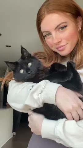 Just a girl and her cat 