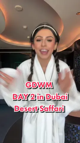 Day 2 in Dubai ✨🐪 Desert Saffari ✔️ #desertsafaridubai #desertsafari #gdwm #letsgetdressed #OOTD #baecation #safari #dubai 