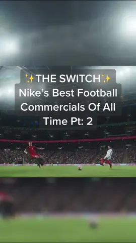 ✨“THE SWITCH” ✨Nike’s Best Football Commercials Of All Time Pt: 2 “THE SWITCH” was a Nike commercial that captured the imagination of millions of football fans around the world. In this ad, Cristiano Ronaldo and a young aspiring footballer magically swapped bodies, giving the boy the chance to live his ultimate dream of playing like his hero. As the boy stepped onto the pitch with Ronaldo's skills, his excitement was palpable. The thrill of dribbling past defenders, the rush of scoring a goal, and the roar of the crowd - all of these experiences were magnified by the fact that he was living them as his idol. The boy must have felt like he was on top of the world, experiencing a level of success and admiration that he had never experienced before. The grace and precision of Ronaldo's movements, the power and accuracy of his shots, and the speed and agility of his runs - all of these things must have been a surreal experience for the boy. He was living the life of a footballing legend, and it was a dream come true. The boy's time as Ronaldo was brief, but it was a life-changing experience. He had a taste of the greatness that comes from hard work, determination, and skill. And as the switch was reversed, the boy walked away from the pitch with a newfound appreciation for the talent and dedication that goes into being a top-level footballer. “THE SWITCH” was not just a commercial, but a powerful message about the power of dreams and the importance of working hard to make them a reality. The boy's brief time as Ronaldo inspired him to strive for greatness, and that is a lesson that will stay with him for the rest of his life. #TheSwitch #Nike #CristianoRonaldo #Inspiration #DreamsComeTrue #Football #HardWorkPaysOff #AspireToGreatness #Legend #Admiration #Talent #Dedication #fyp #foryou #football #Soccer #nikead #footballads #socceradverts