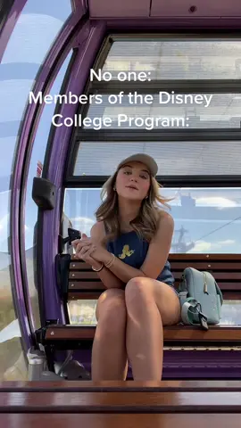 She says whilst taking the Skyliner to Riviera 🤐🤷🏼‍♀️ #disneycollegeprogram #disneyprograms #dcp  #castmember #waltdisneyworld #resorthopping #skyliner #wdw  #therapy #disney  #dcpalumni #disneylife 