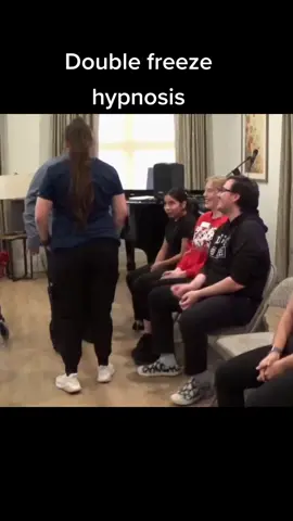 Freeze suggestion affected two people at once. It was a funny moment in the show. #freeze #hypnosis #hypnotized #hypnosisshow #arizona #forhire #hypnotist #reelsviral #entertainment #fyp #foryou 