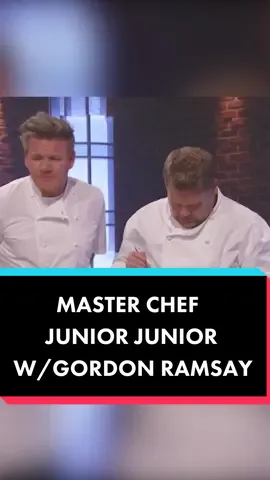 Throwback to @gordonramsayofficial’s spin-off show, “Master Chef Junior Junior” #gordonramsay