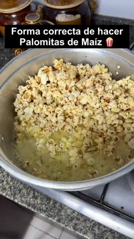 Forma correcta de hacer palomitas 🍿 ☝️👀✅❌ #lifehacks #foodporn 
