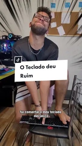 Respondendo a @aaronmouraguts Não dê prá trás quando for concertar seu teclado mecânico! #pcgamer #tecladomecanico #freefireemulador #arcanjoppro 