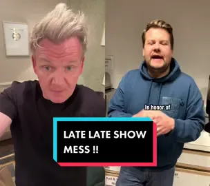 #duet with @latelateshow Wow. James I expected better from your team ! See you tonight on the show ! #ramsayreacts #jamescorden  #gordonramsay 