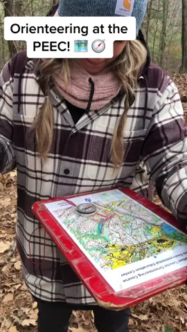 Basic info on how to use a map and compass! #orienteering #Hiking #dontgetlost #mapandcompass #poconos #peec 