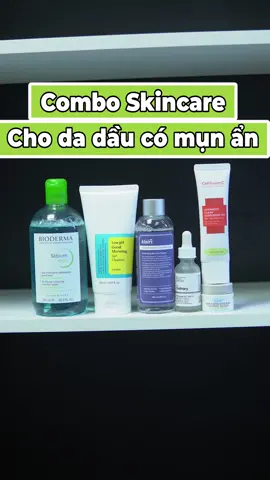 Combo skincare cho da dầu mụn ẩn #bihiso #mypham #skincare #myphamchinhhang