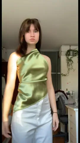 #satin #satinblouse #sewing #foryou 