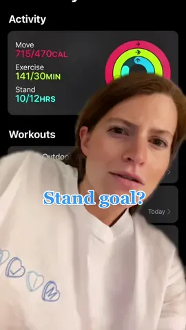 #greenscreen recorded this last night i havent walked 8 miles today already 😂— But make it make sense. Because I KNOW I’m standing more than once an hour for 12 hours. WHAT DOES IT MEAAAAN #iphone #iphonehacks #iphonefitness 