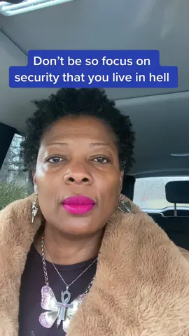 Don’t be so focused on security that you live in hell #midlife #darkmother #over40 #midlifewomen #womenwisdom #womenempowerment 