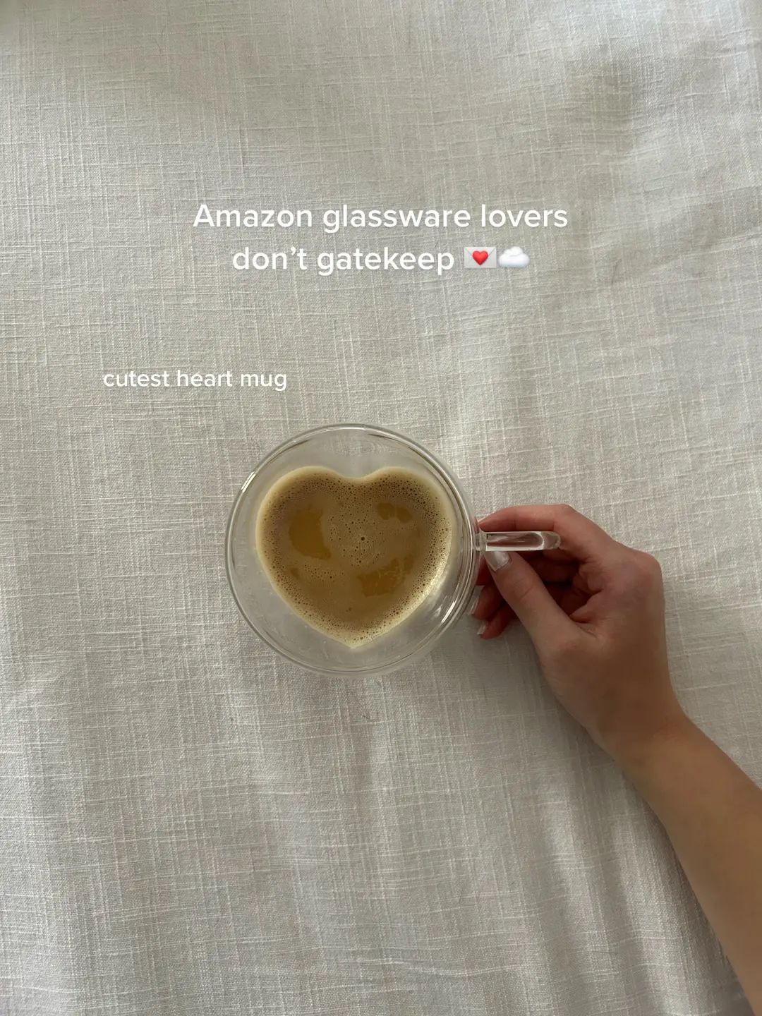 Coffee always tastes so much better in a cute glass ☕️🫶🏼 everything linked under coffee + tea!!#amazoncoffeefavorites #coffeetiktok #amazonfinds #glasswarecollection #amazonmusthaves #nogatekeeping #coffee #coffeelover #caffeineaddict 