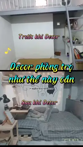 Decor phòng trọ với chi phí tối giản dành cho học sinh sinh viên #decor #house #student 