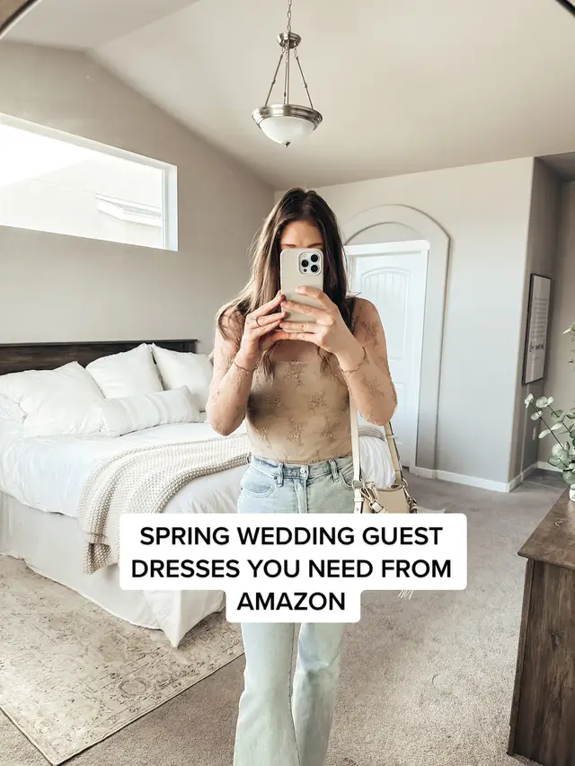 Spring wedding guest dresses from amazon 😱😍 #amazonfinds #amazonweddingguestdress #amazonspringdresses #amazondresshaul #weddingguestdress #springdressstyle #amazonspringfashion #amazonvirtualtryon #amazonfashionmusthaves2023 