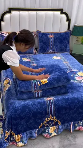 Beautiful cotton four-piece sets for spring.#cotton #bedding #beddingsets #TikTok #goodnight 