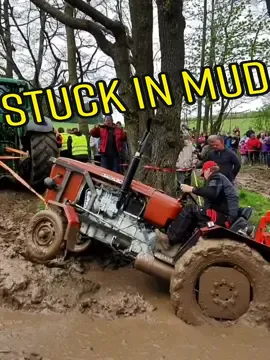 Stuck in mud.