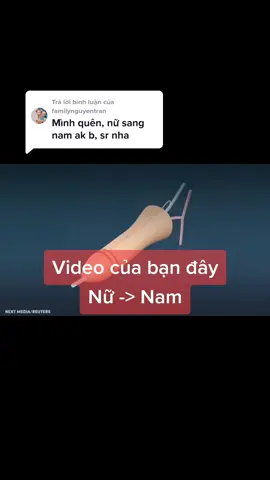 Trả lời @familynguyentran Nữ -> Nam #thammy #trungtamnamhocvayhocgioitinhvn #trending #chuyengioi 