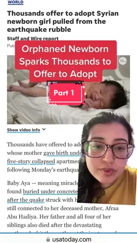 #news #orphan #syria #turkey #adoptionjourney #adoptionstory #usatoday #fyp  #greenscreen #viralnews #hopingtoadopt #adoptiveparents 