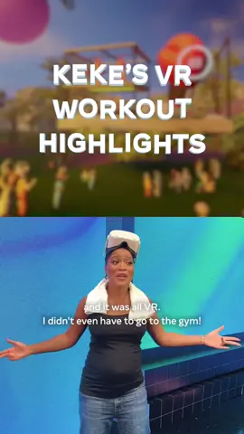 No gym = no problem when
you’ve got VR (and some space to
flail around). Watch Meta’s “Are
We There Yet?” to find out how.