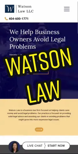 IF YOU'RE TRYING TO START A SMALL BUSINESS THEY CAN HELP !! THEY OFFER FREE CONSULTATIONS ALSO! @zakiyawatsoncaffe #WATSONLAW #WATSONLAWLLC #smallbusinesses #ad #lawfirm #lawyer 